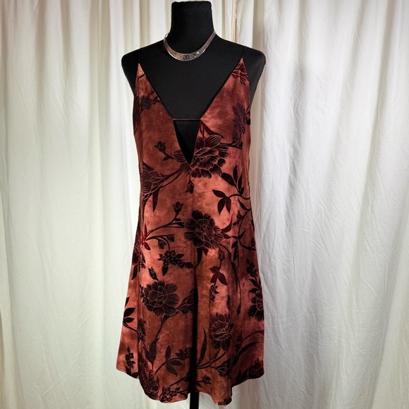 ANGL Dresses & Skirts - ANGL Y2K Floral Slip Dress –(Small)